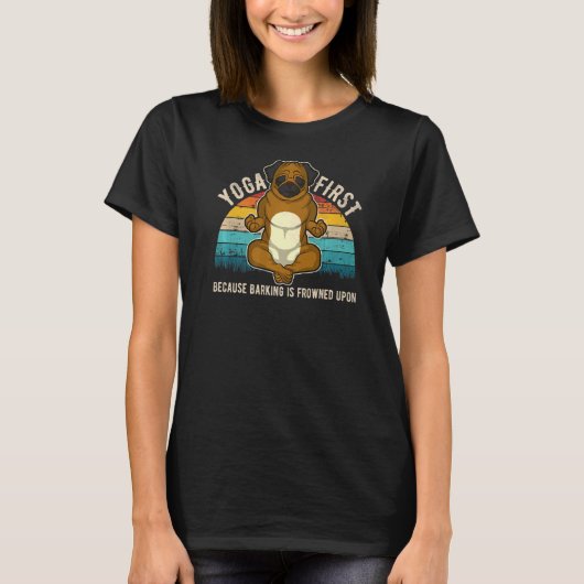 Mops Mops Carlin Dog Rasse 36 T-Shirt (Vorderseite)