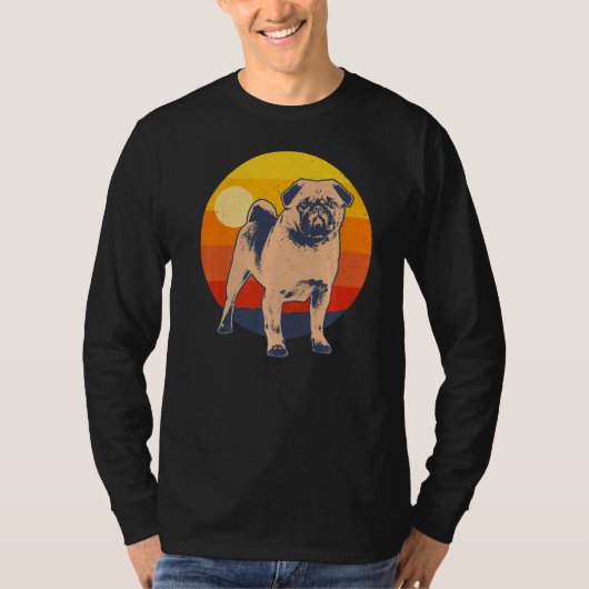 Mops Mops Carlin Dog Rasse 37 T-Shirt (Vorderseite)