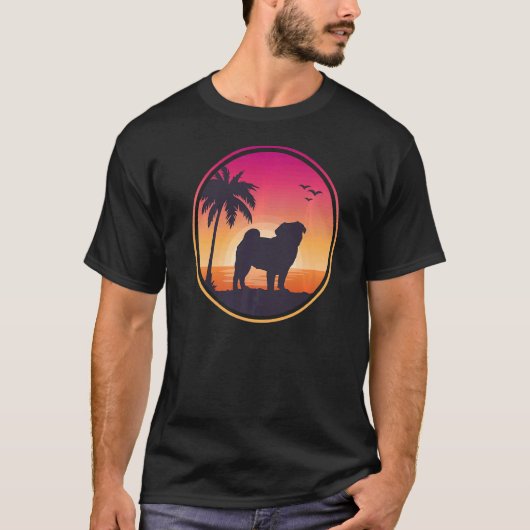 Mops Mops Carlin Dog Rasse 38 T-Shirt (Vorderseite)
