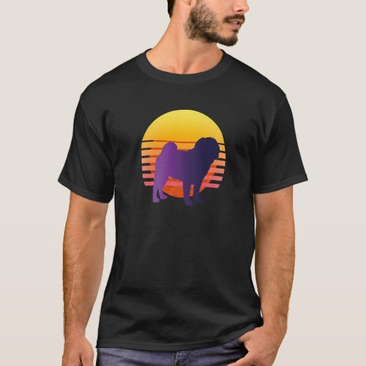Mops Mops Carlin Dog Rasse 42 T-Shirt (Vorderseite)