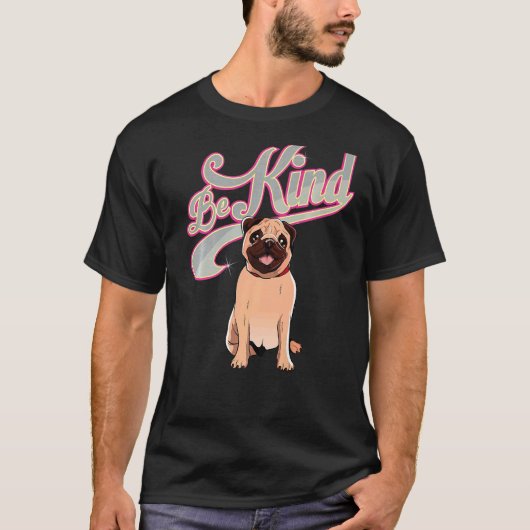 Mops Mops Carlin Dog Rasse 8 T-Shirt (Vorderseite)