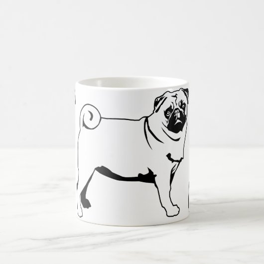 Mops Mops Kaffeetasse (Mittel)