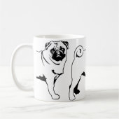 Mops Mops Kaffeetasse (Links)