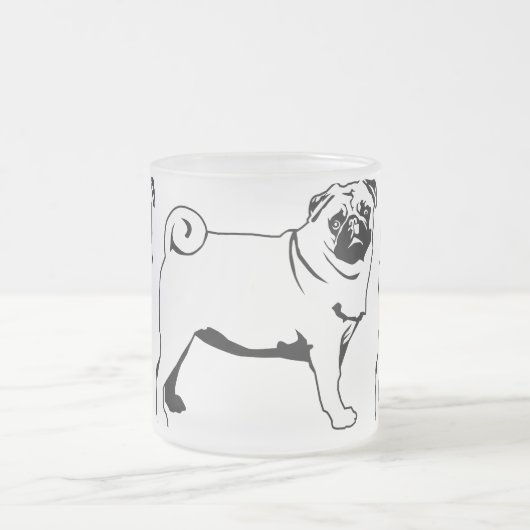 Mops Mops Mattglastasse (Mittel)