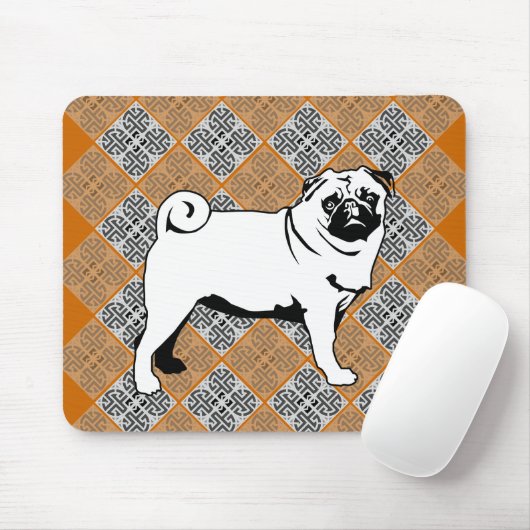 Mops Mops Mousepad (Mit Mouse)