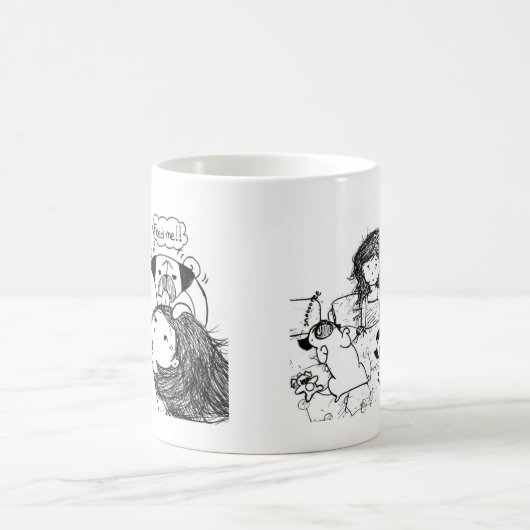 Mops-Morgen Kaffeetasse (Mittel)