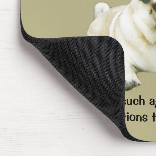 Mops Mousepad (Ecke)