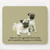 Mops Mousepad (Vorne)