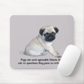Mops Mousepad (Mit Mouse)