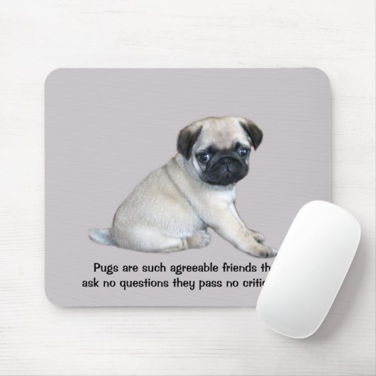 Mops Mousepad (Mit Mouse)