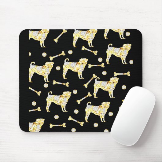 Mops Mousepad (Mit Mouse)