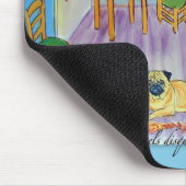 Mops Mousepad (Ecke)