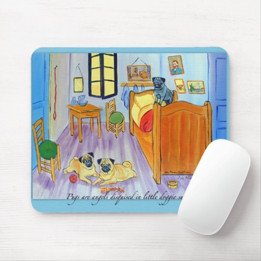 Mops Mousepad (Mit Mouse)