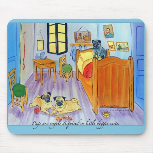 Mops Mousepad (Vorne)