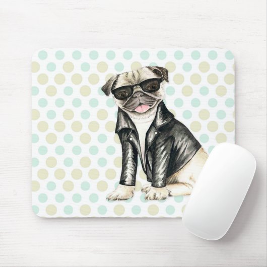 Mops Mousepad (Mit Mouse)