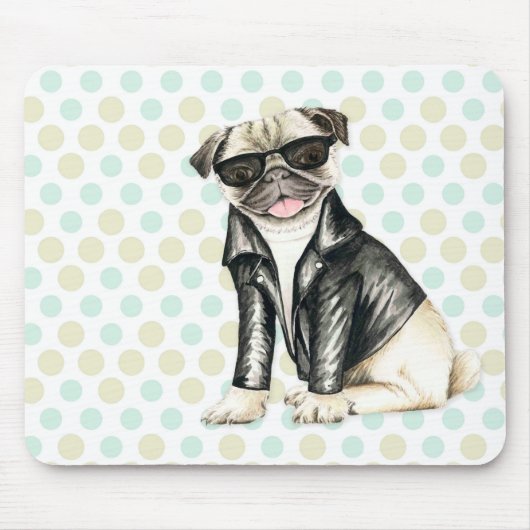 Mops Mousepad (Vorne)