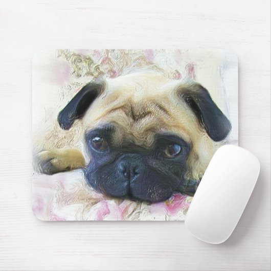 Mops Mousepad (Mit Mouse)