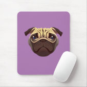 Mops Mousepad (Mit Mouse)