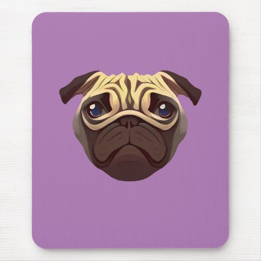 Mops Mousepad (Vorne)