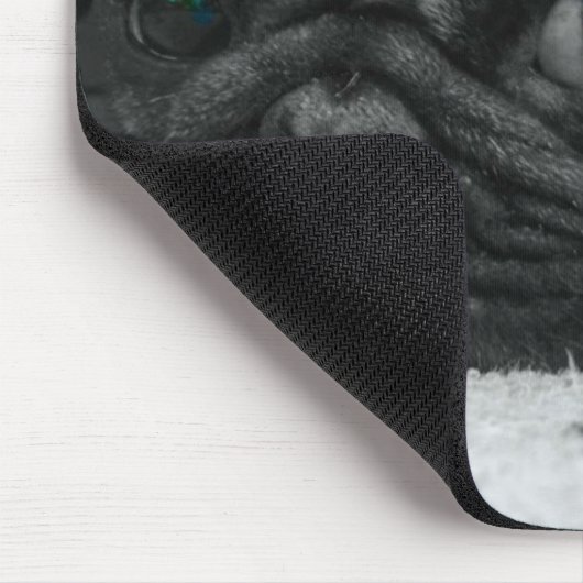 Mops mousepad "Breena " (Ecke)