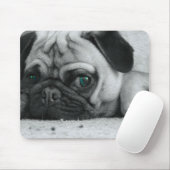 Mops mousepad "Breena " (Mit Mouse)