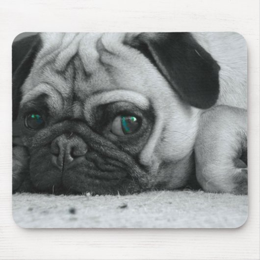 Mops mousepad "Breena " (Vorne)