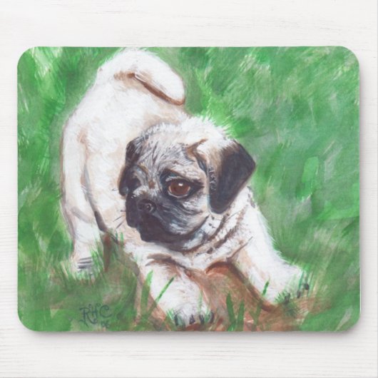 Mops-Mousepad Mousepad (Vorne)