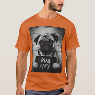 Mops Mugshot Mops Life T-Shirt