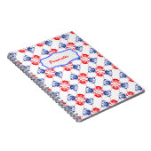 Mops-Muster-Notebook Notizblock (Rechte Seite)