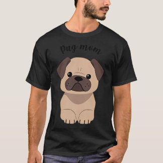 Mops-Mutter T-Shirt
