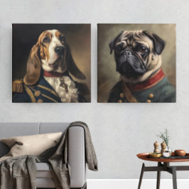 Mops Napoleon Poster