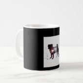 Mops Nebula Mops Hund Lover Nebula Lover Gift Kaffeetasse (Vorderseite Links)