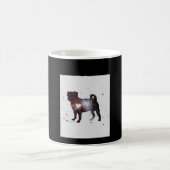 Mops Nebula Mops Hund Lover Nebula Lover Gift Kaffeetasse (Mittel)