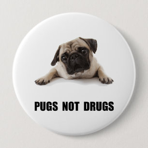Mops-nicht Drogen Button