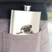 Mops-nicht Drogen Flachmann (Beispiel)