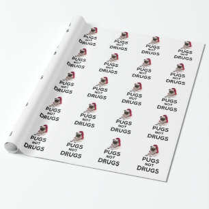 Mops-nicht Drogen Geschenkpapier
