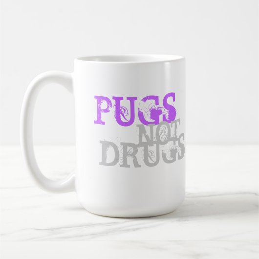 MOPS-NICHT DROGEN II KAFFEETASSE (Links)