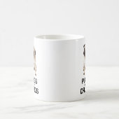 Mops-nicht Drogen Kaffeetasse (Mittel)