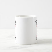 Mops-nicht Drogen Kaffeetasse (Mittel)