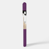 Mops Nicht Drogen Lila Case-Mate iPhone Hülle (Rückseite / Links)