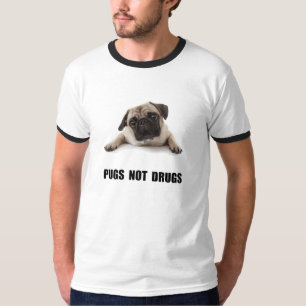 Mops-nicht Drogen T-Shirt