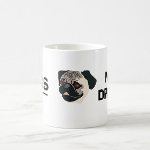 Mops-nicht Drogen-Tasse Kaffeetasse
