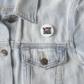 Mops-nicht Drogen-Typografie-Grafiken Button (Beispiel)