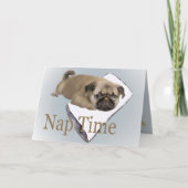 Mops-Nickerchen-Zeit-Einladung Einladung (Vorderseite)