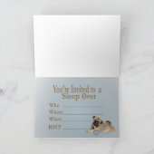 Mops-Nickerchen-Zeit-Einladung Einladung (Innenseite)