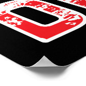 Mops not drogs - Niedlich, lustig, Neuartiger Hund Poster (Ecke)