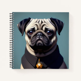 Mops Notizblock