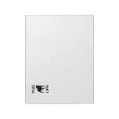 Mops Notizblock (Rotiert)