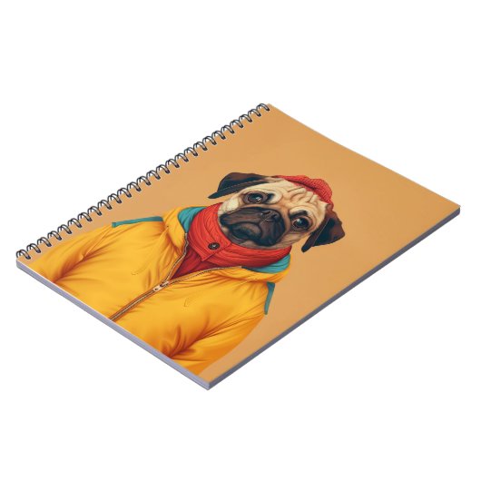 Mops Notizblock (Linke Seite)