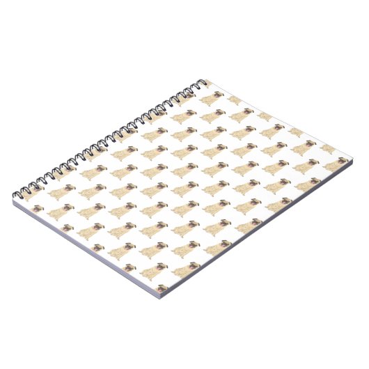 Mops Notizblock (Linke Seite)